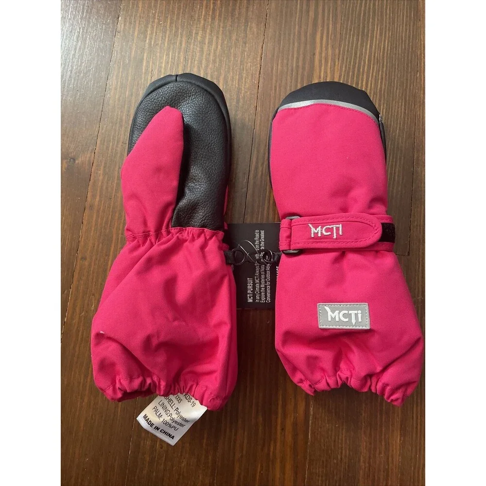 MCTI Kids Gloves Mittens Size XXXS  KIDS-19 Pink New Winter Sports
